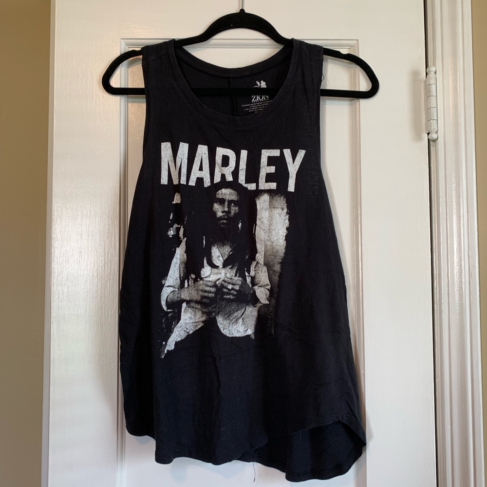 Black Bob Marley tank